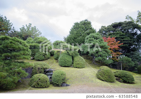 Beautiful Japanese garden inside Nijo Castle in 63588548