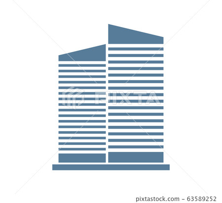 skyscraper icon - Stock Illustration [63589252] - PIXTA