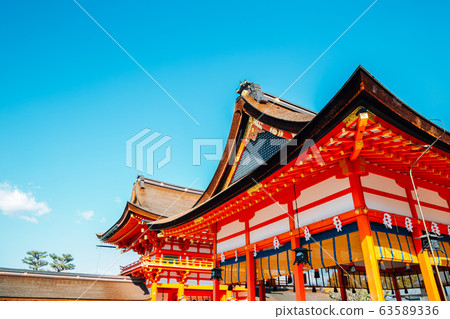 Fushimi Inari shrine in Kyoto, Japan 63589336