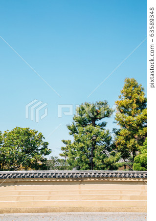 Toji temple traditional garden in Kyoto, Japan 63589348