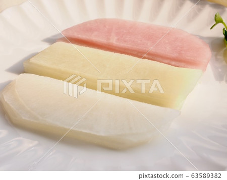 Korean food ssammu, side dish 63589382