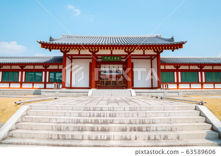 Yakushi-ji ancient Buddhist temple in Nara, Japan Yakushi-ji ancient Buddhist temple in Nara, Japan 63589606