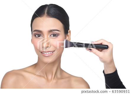 Beauty Spa Woman with perfect skin Portrait 63590931