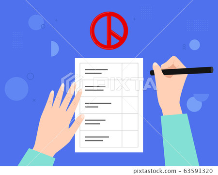 Election Illustration-Ballot 63591320