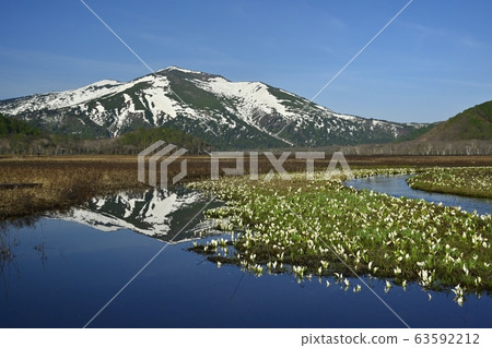 Mt.Shibutsu reflected in Ozegahara and Chitang 63592212