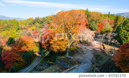 內木城遺址的風景（俯瞰大倉和三之丸遺址） 63592370