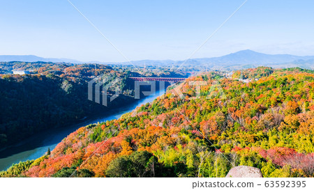 Scenery of Naegi Castle Ruins (View of Kasagi Yakura from Enakyo and Mt. Kasagi) Scenery of Naegi Castle Ruins (View of Kasagi Yakura from Enakyo and Mt. Kasagi) 63592395