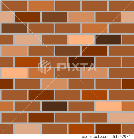 Various brown brick walls background having Various brown brick walls background having 63592985