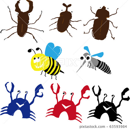 Summer material creature set 63593984