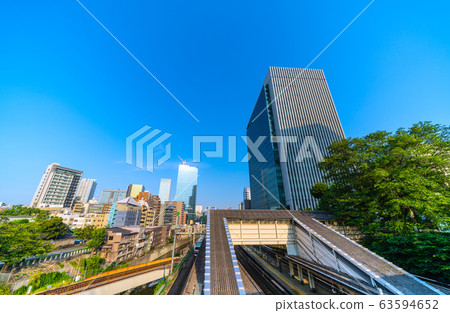 Tokyo cityscape in Japan overlooking Ochanomizu Station Tokyo cityscape in Japan overlooking Ochanomizu Station 63594652