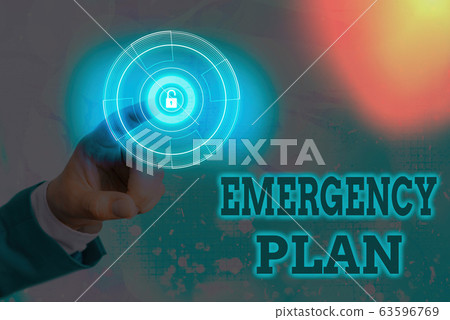 Handwriting text writing Emergency Plan. Concept Handwriting text writing Emergency Plan. Concept 63596769