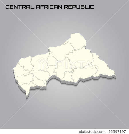 3d map with borders of regions 3d map with borders of regions 63597197