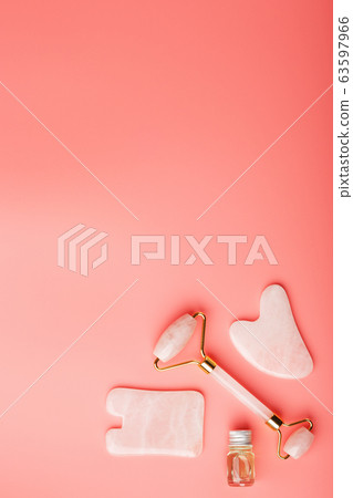 A set of tools for face Massage technique Gua Sha 63597966