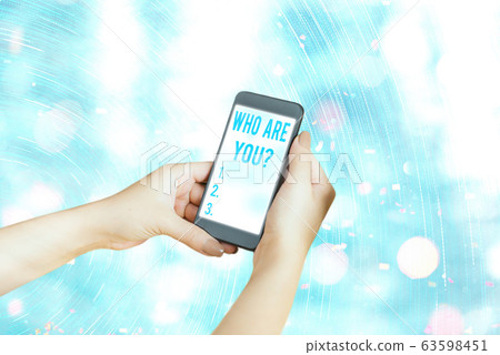 Conceptual hand writing showing Who Are Conceptual hand writing showing Who Are 63598451