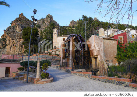 Ancient arabic mill, water noria at Abaran village 63600362