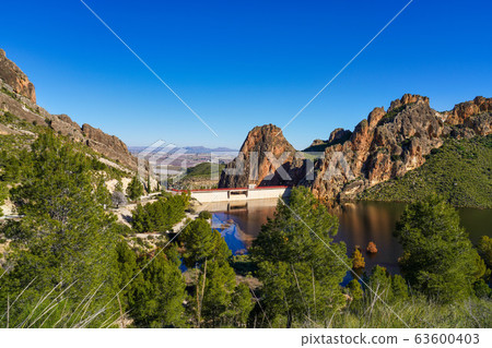 The Carcabo water reservoir near Calasparra, The Carcabo water reservoir near Calasparra, 63600403
