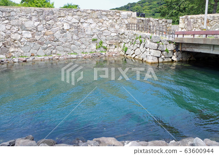 Ha城遺蹟的信越河和石垣的景色 Ha城遺蹟的信越河和石垣的景色 63600944