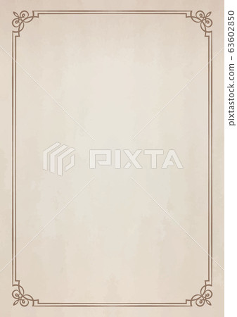 Retro notebook style frame and old paper texture 63602850