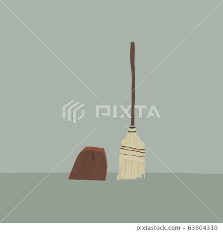 Broom and dust (harimi) 63604310