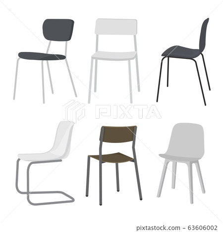 Set of Chair and comfortable Furniture Armchair isolated object Vector Set of Chair and comfortable Furniture Armchair isolated object Vector 63606002