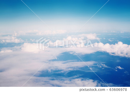 鳥瞰雲海藍天 鳥瞰雲海藍天 63606978