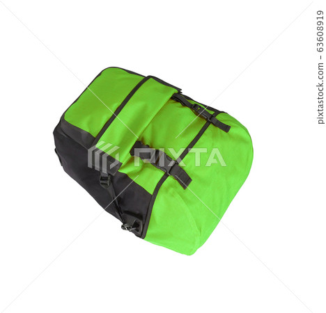 green bag isolated on white green bag isolated on white 63608919