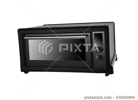 A small electric oven isolated on white 63608964