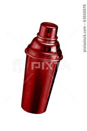 Red big thermos isolated 63608976
