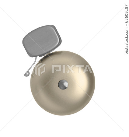 Alarm bell isolated on white Alarm bell isolated on white 63609187