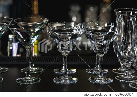 Glasses for a margarita, martini, grog and liqueur 63609394