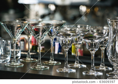 Glasses for a margarita, martini, grog and liqueur 63609397
