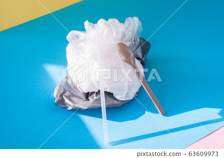 Plastic bags and things. Earth pollution, plastic Plastic bags and things. Earth pollution, plastic 63609973