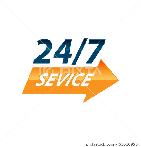The 24 hours icon design image The 24 hours icon design image 63610958