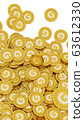 Lots of gold coins engraved with the letter G (gold initial) 63612330