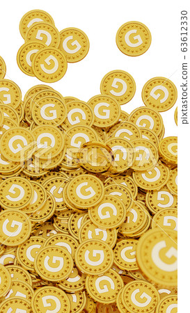 大量刻有字母G的金幣(金色縮寫) 大量刻有字母G的金幣(金色縮寫) 63612330