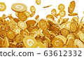 Lots of gold coins engraved with the letter G (gold initial) 63612332