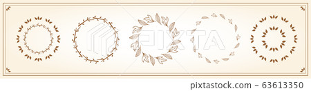 Plant Motif Frame & Ribbon Set Natural, Organic, Botanical, Vintage, Rococo Plant Motif Frame & Ribbon Set Natural, Organic, Botanical, Vintage, Rococo 63613350
