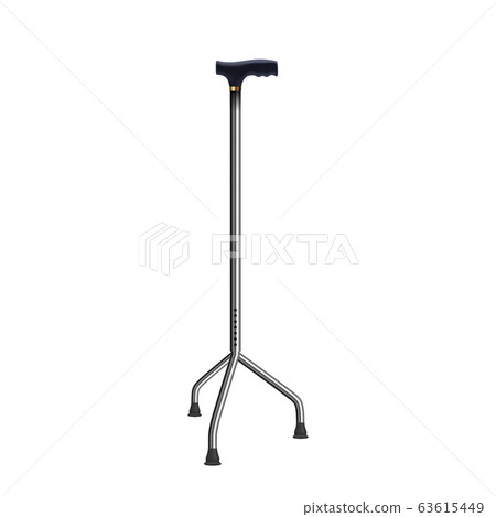 Three-point Walking Stick Medical Equipment Vector 63615449