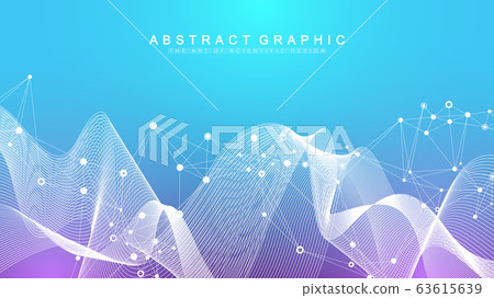 Colorful molecules background. DNA helix, DNA strand, DNA Test. Molecule or atom, neurons. Abstract structure for science or medical background, banner. Scientific molecular vector illustration Colorful molecules background. DNA helix, DNA strand, DNA Test. Molecule or atom, neurons. Abstract structure for science or medical background, banner. Scientific molecular vector illustration 63615639