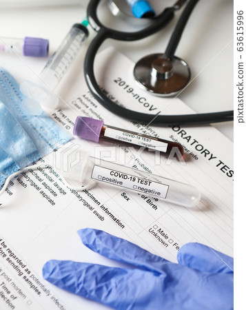 Coronavirus COVID-2019 test concept Coronavirus COVID-2019 test concept 63615996