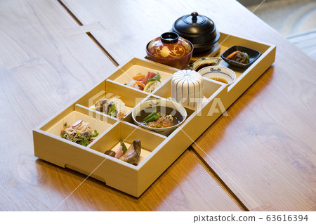 Delicious gourmet food for gourmets. Sashimi, seafood, food cooked in hotel pubs or restaurants. 63616394