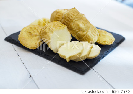 oscypki, oscypek,Smoked cheese, traditional food in Podhale, Poland 63617570