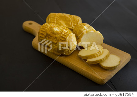 oscypki, oscypek,Smoked cheese, traditional food in Podhale, Poland 63617594