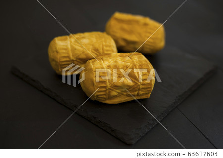 oscypki, oscypek,Smoked cheese, traditional food in Podhale, Poland 63617603