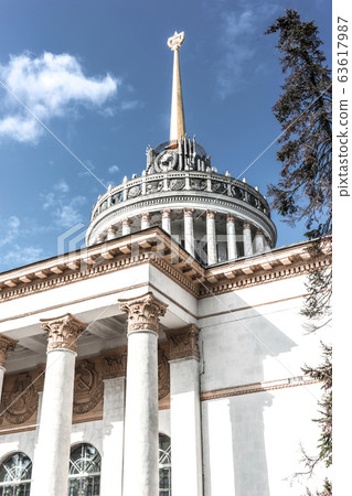 Classical Soviet architecture - pavilion of the Expocenter, Kyiv 63617987
