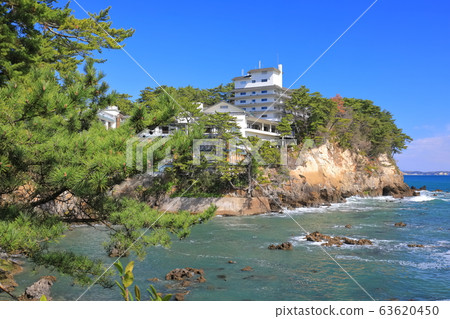 [Ibaraki Prefecture] Goura Beach seen from Rokkakudo 63620450