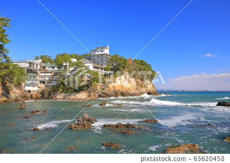 [茨城縣]從六甲堂看到的五浦海灘 63620458