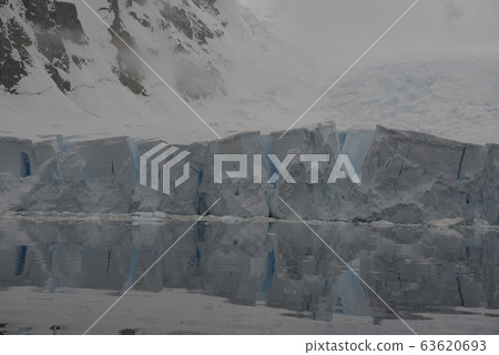Beautiful view of icebergs in Antarctica 63620693