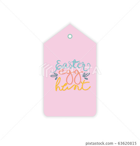 Easter day label Easter day label 63620815