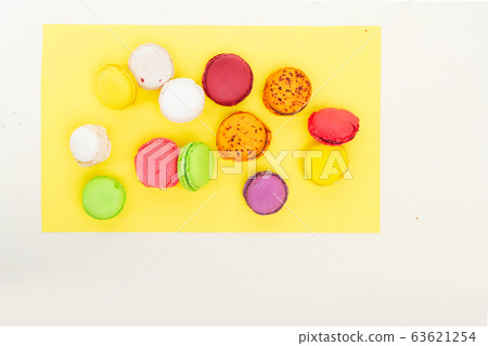 Fresh macaroon confection Fresh macaroon confection 63621254